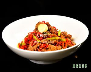 B6136辣炒黄牛肉 小炒牛肉