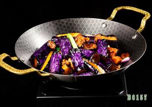 B6157咸鱼干锅茄子