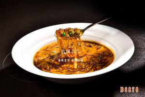 B6878台州沙蒜烧豆面