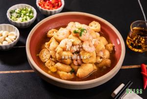 B7122虾仁油焖豆腐