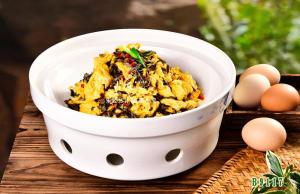 B9117野米炒土鸡蛋