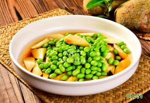 B9220鞭笋蒸毛豆