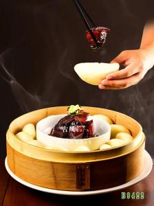 B9422红烧肉馒头