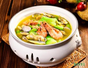 B9495丝瓜烩海鲜