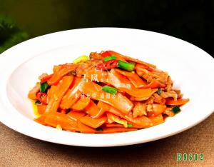 B9602胡萝卜炒肉 胡萝卜炒肉