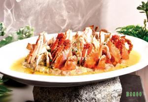 B9631倒立蒸梭子蟹 蟹蒸肉饼