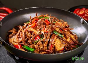 B6896茶树菇炒腊肉