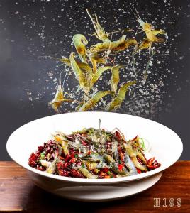 H198炝河虾 油淋河虾  油淋虾