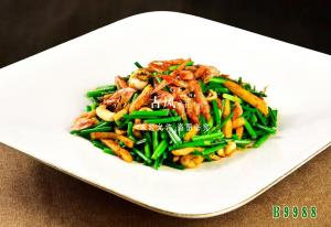 B9988海鲜小炒皇  韭香虾米 韭菜虾米