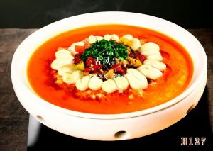 H127剁椒目鱼蛋蒸肉饼