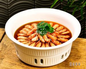 H396香菜酱油河虾