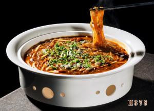 H373沙蒜烧豆面