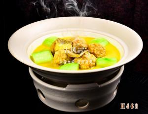 H463山粉圆子炖黄鱼鲞