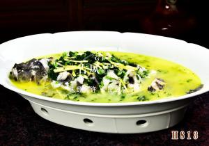 H813雪菜笋壳鱼  雪菜竹笋丝烧笋壳鱼