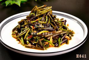 H641蕨菜炒肉丝
