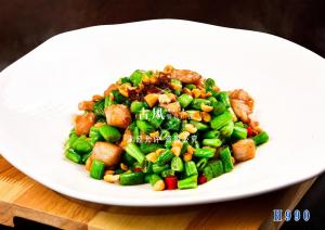 H990 XO酱翠绿爆猪颈肉