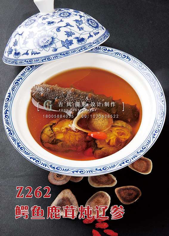 Z262鳄鱼鹿茸炖辽参 副本