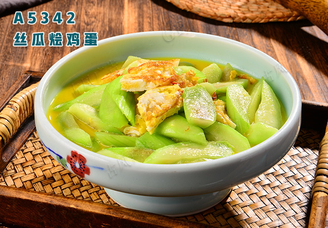 A5342丝瓜烩鸡蛋