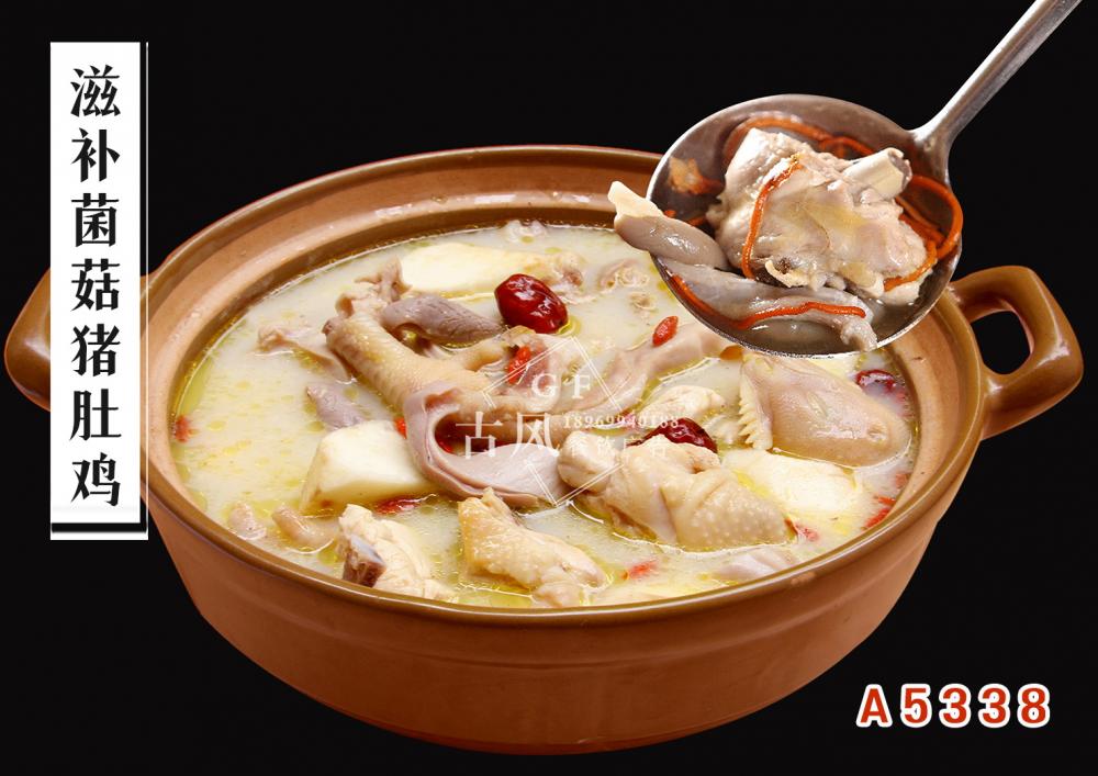 A5338滋补菌菇猪肚鸡