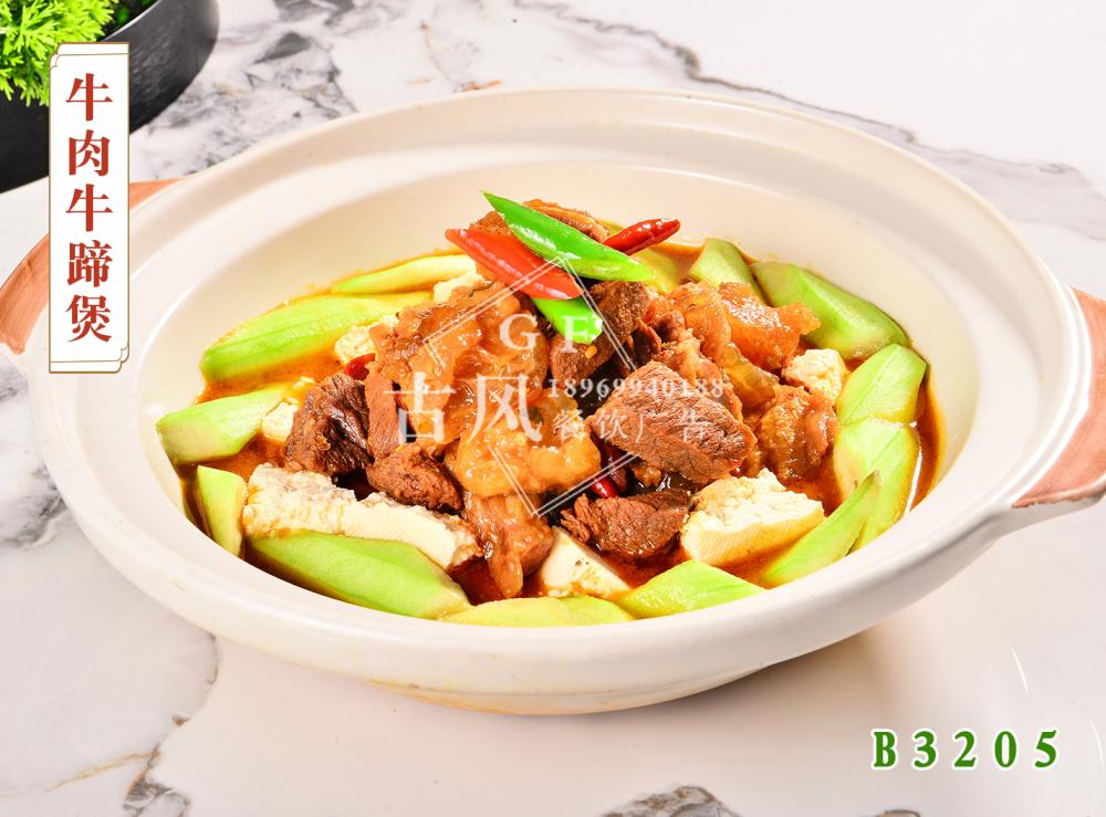B3205牛肉牛蹄煲