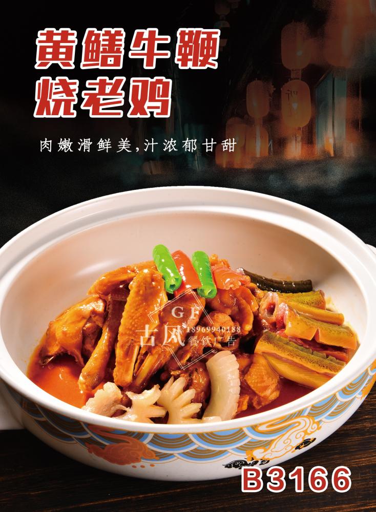 B3166黄鳝牛鞭烧老鸡