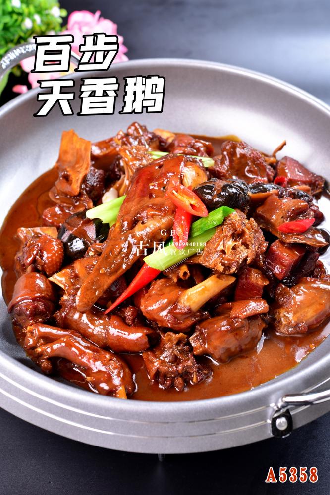 A5358百步天香鹅  红烧老鹅