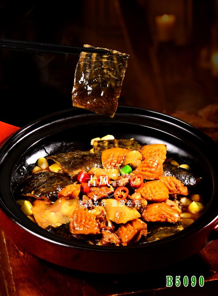 B5090野生甲鱼烧鲍鱼