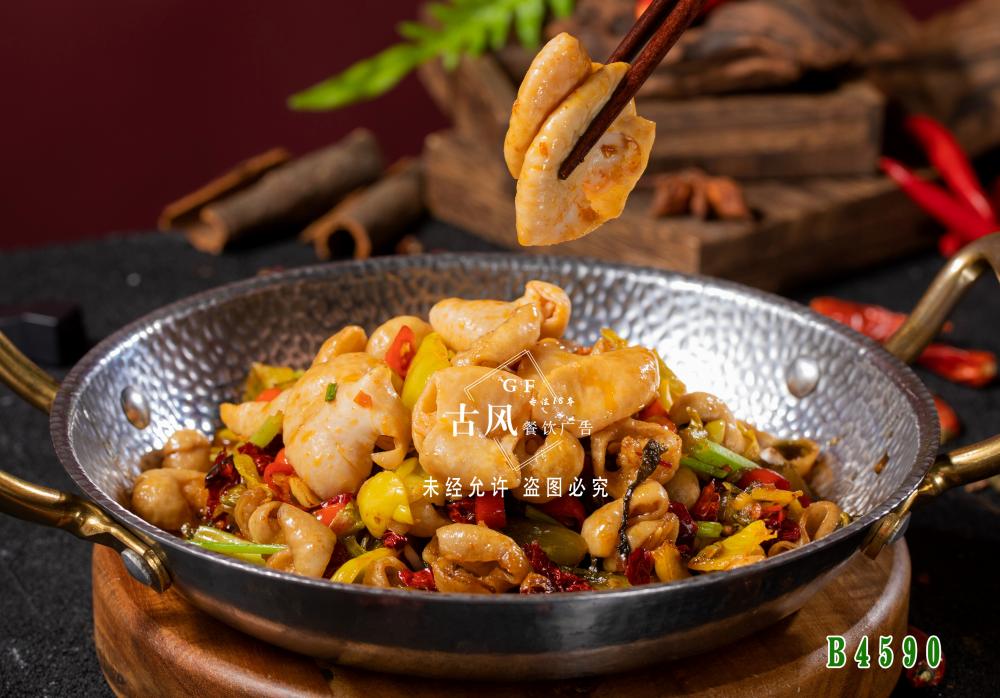 B4590酸菜炒肥肠