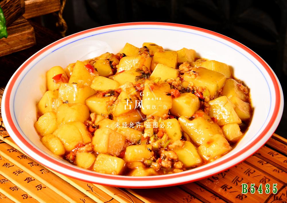 B5435酸菜肉沫烧米豆腐