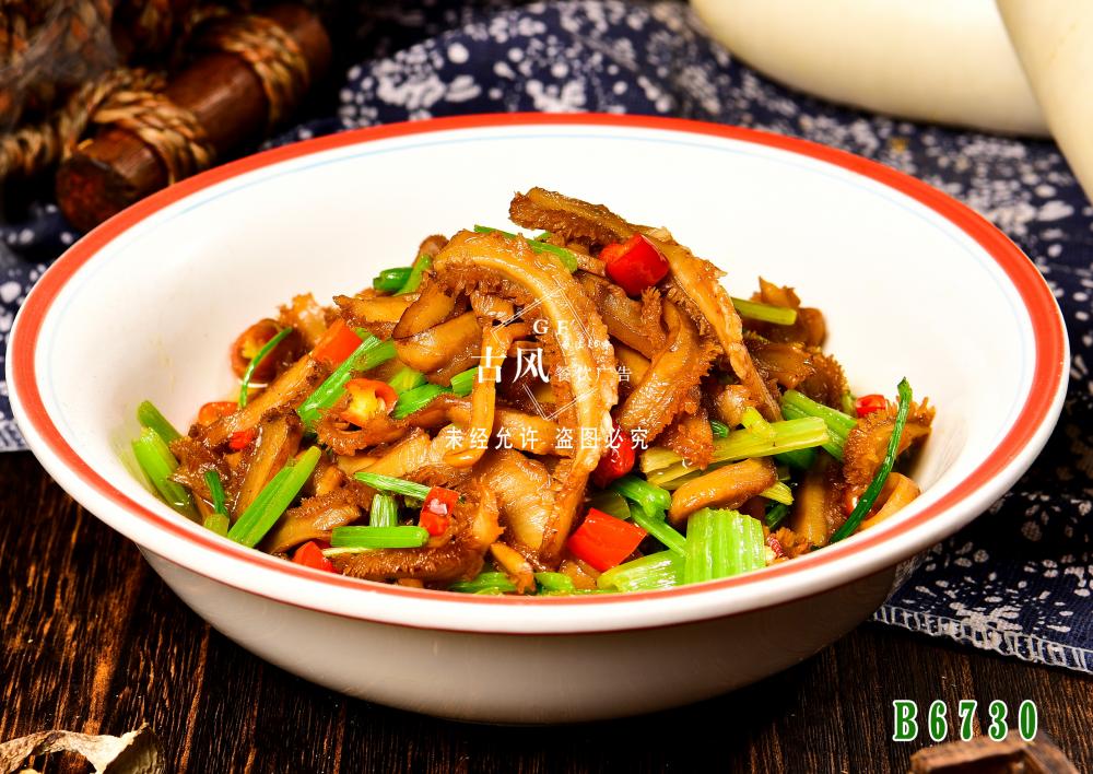 B6730芹菜炒牛肚