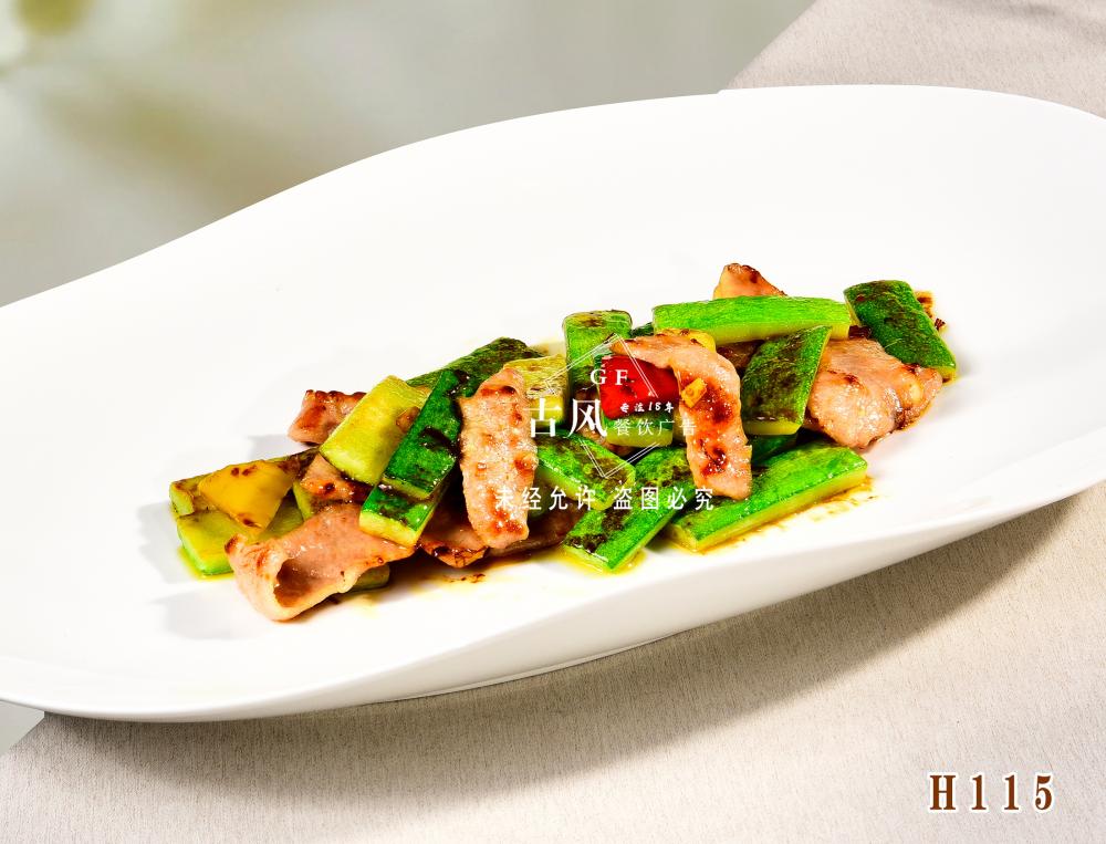 H115小瓜煎焗猪仔肉