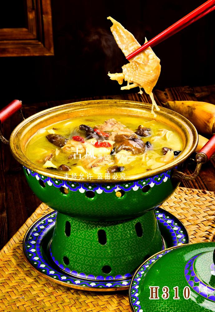 H310玉竹炖高山走地鸡煲