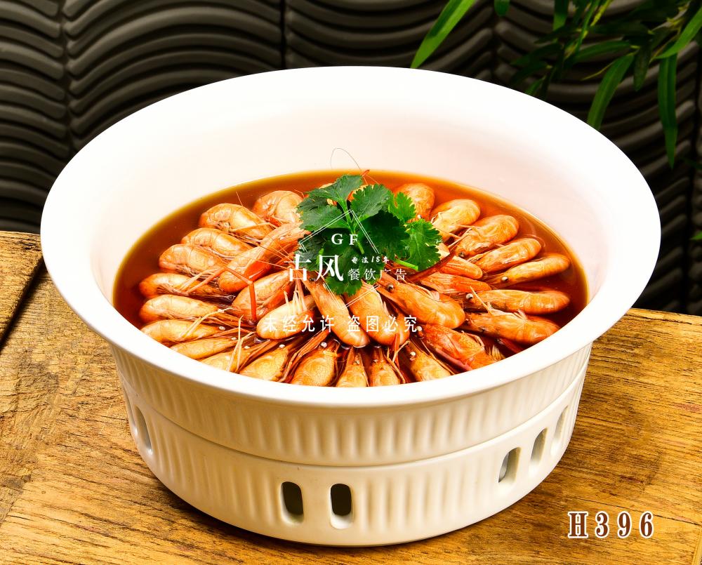 H396香菜酱油河虾