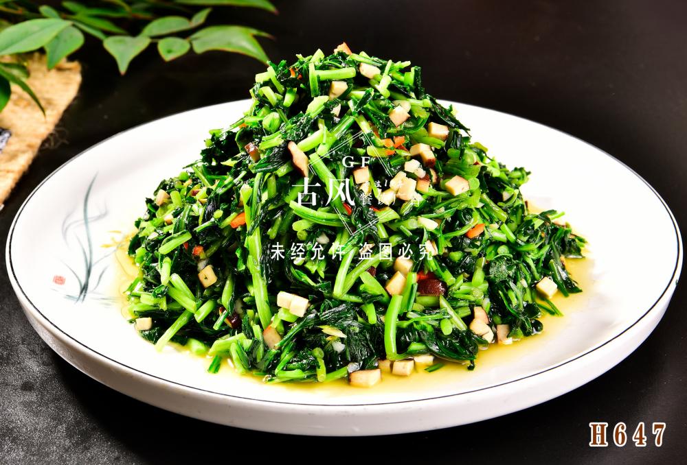 H647马兰头炒香干