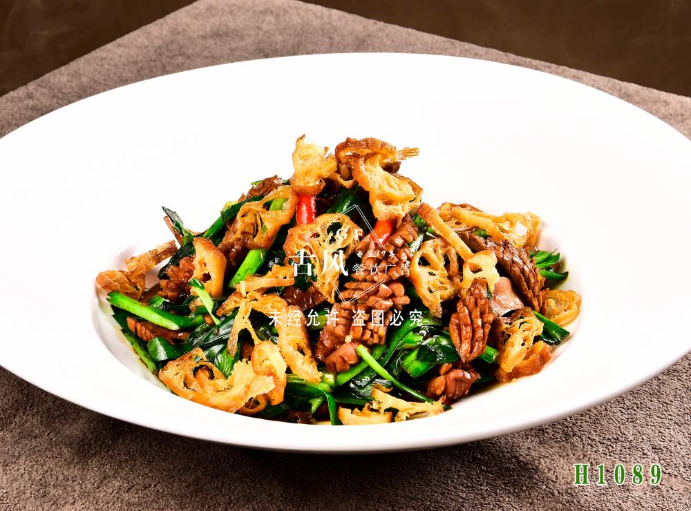 H1089腰花炒油条