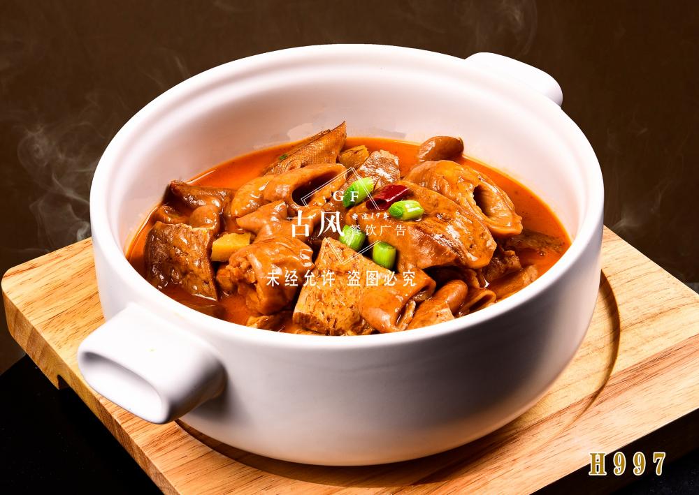 H997肥肠豆腐煲