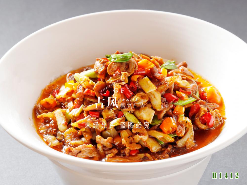 H1412个性鸡杂 酸辣鸡杂 湘味鸡杂