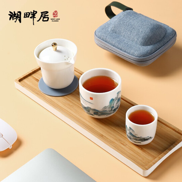 千里江山茶具