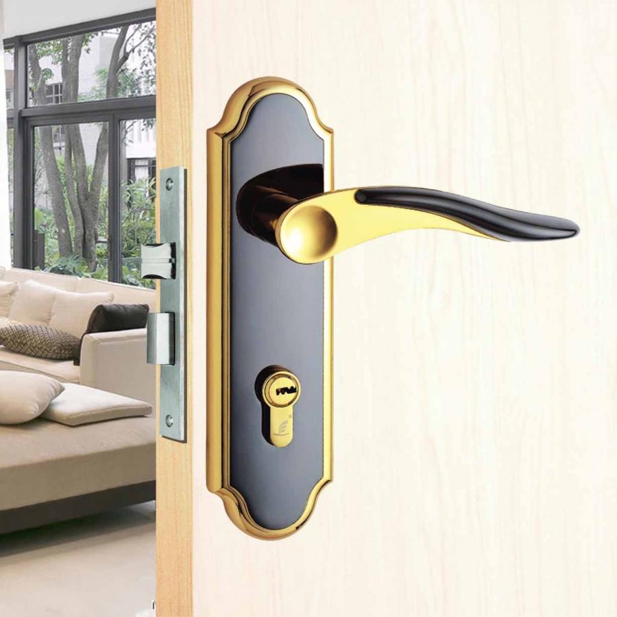 锌合金门锁sh8216sb-b枪间金