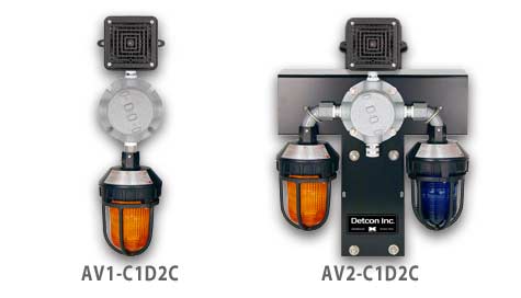 Model AV1-C1D2C & AV2-C1D2C声光报警器