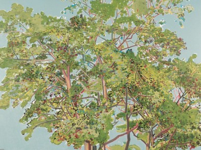 张晖《树之十》 180x135cm   2011年