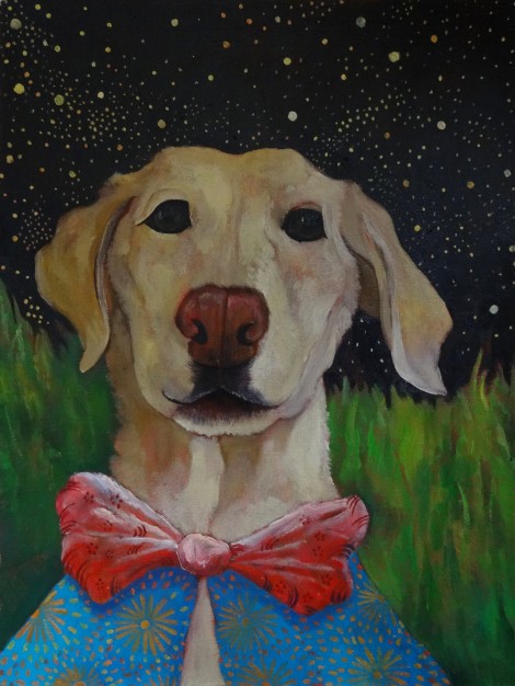 刘冰《拉布拉多》布面油画30×40cm2012年