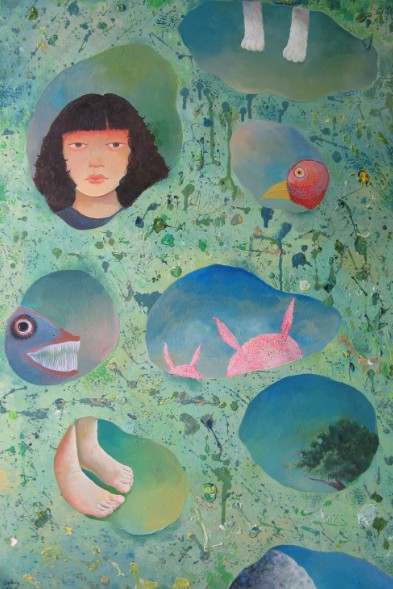 刘冰《迷宫》布面丙烯100×120cm2011年