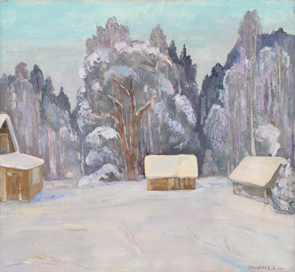 德米特里    《晨》    54.5x59.5cm 2004年