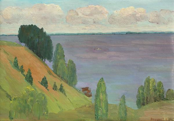 德米特里    《伏尔加.尤里耶韦茨 》     33x47cm 2007年