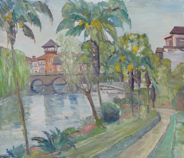 德米特里 《 河边（杭州）》 60x70cm 2013年