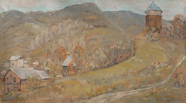 德米特里   《基斯洛沃茨 》  44x79cm 1996年