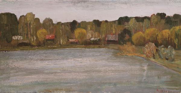 德米特里 雨    30x57cm 2002年