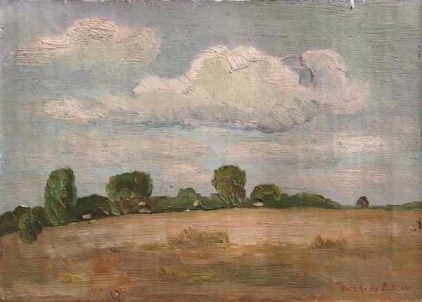 德米特里 《云》 32x46cm 2010年