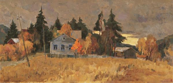 卢卡申诺克《秋天》38.5×80cm 2008年